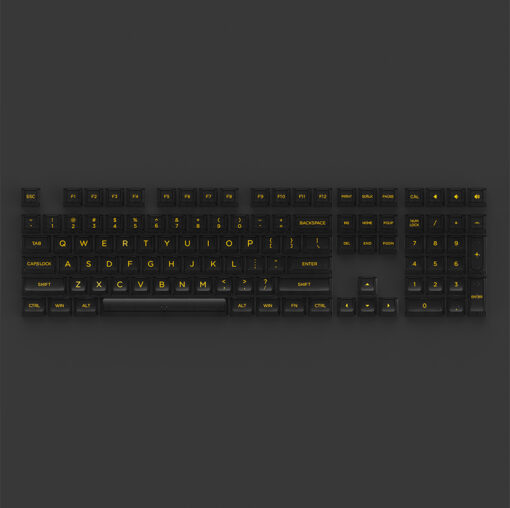 AKKO-Keycap-set–black-PC-ASA-Clear-profile