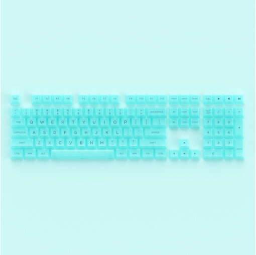AKKO-Keycap-set–tiffany-blue-PC-ASA-Clear-profile-1